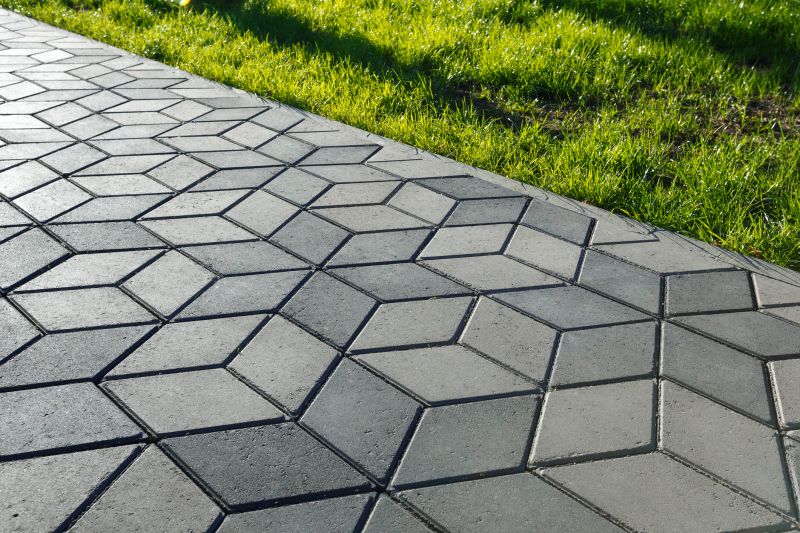 Driveway with Interlocking Pavers